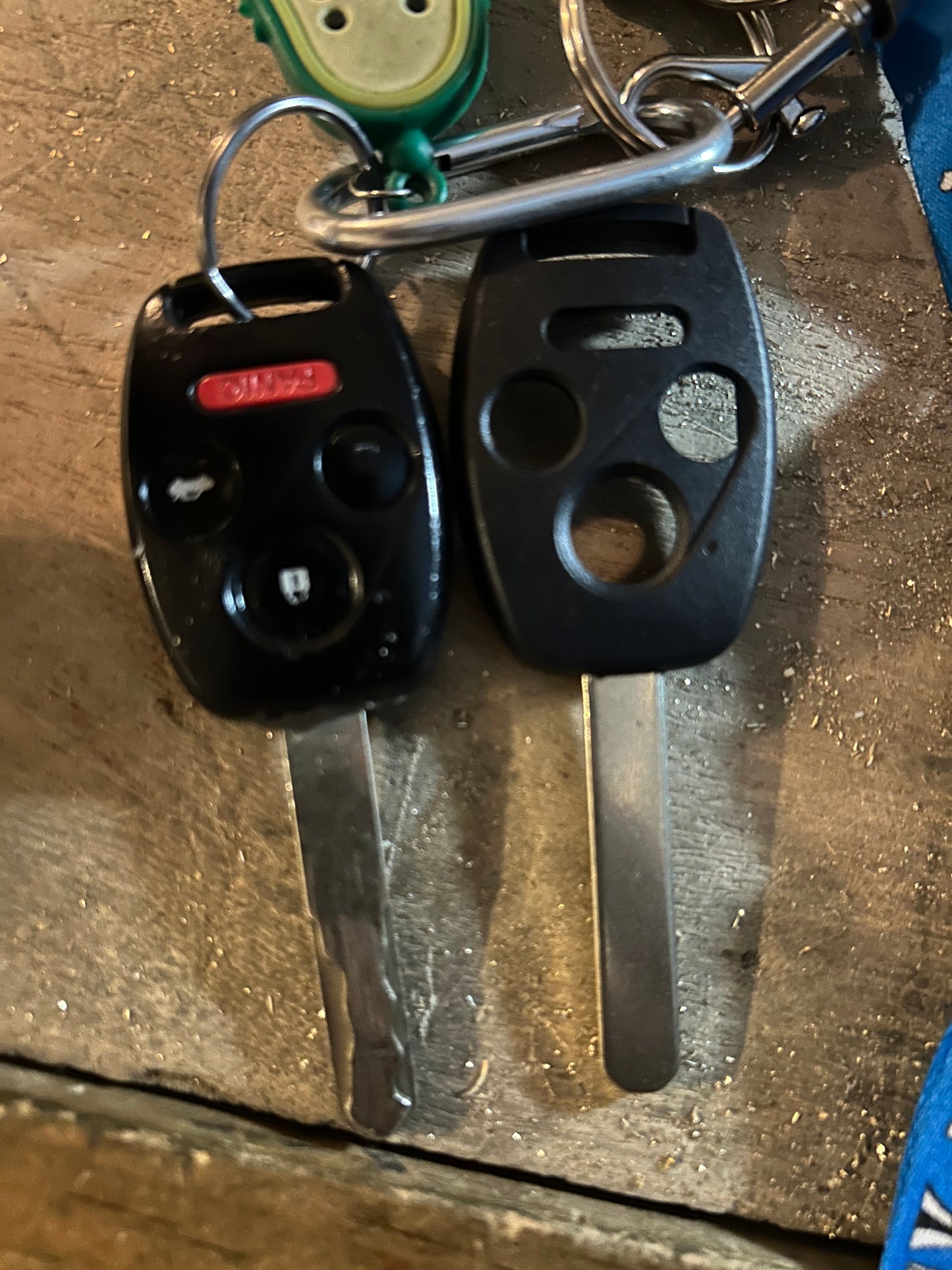 Honda Accord Civic CR-V 4-Button Remote Key Shell - Dura-Shell Cut By Photo