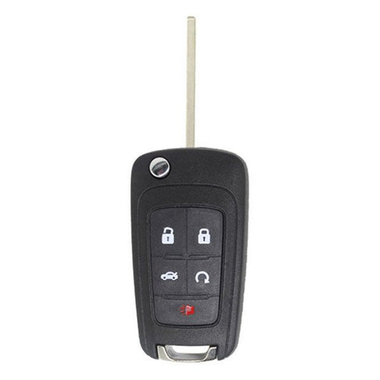 5 Button Replacement Remote Flip Key For GM OHT01060512 - Mobilekeyless