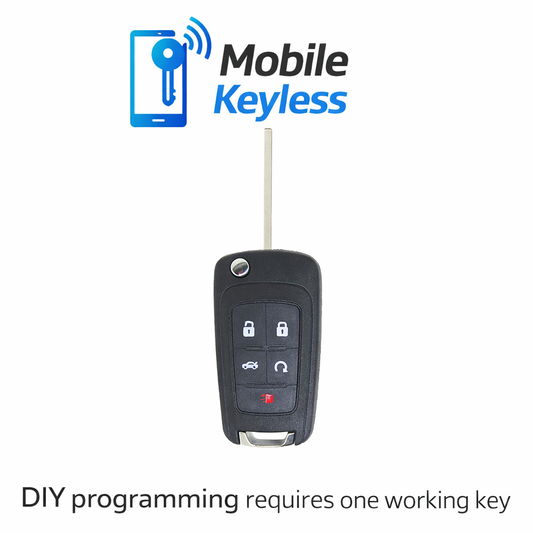 GM Remote Flip Key - Buick Chevrolet GMC - Cut By Photo & DIY Programming