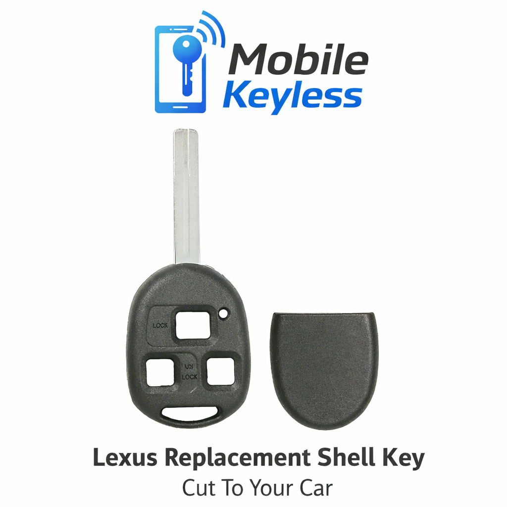 Lexus ES GS IS RX SC 3-Button Remote Key Shell TOY48 - Dura-Shell Rugged