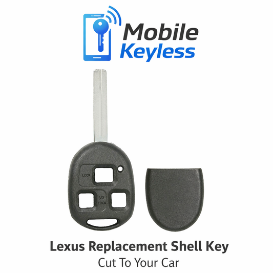 Lexus ES GS IS RX SC 3-Button Remote Key Shell TOY48 - Dura-Shell Rugged