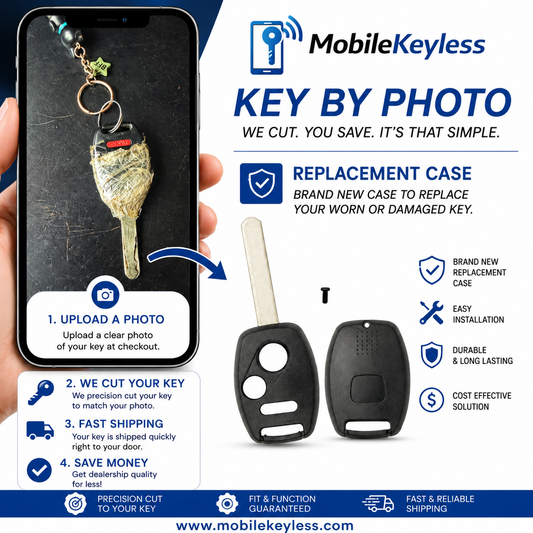 Honda Civic Accord CR-V 3-Button Remote Key Shell Replacement - DIY