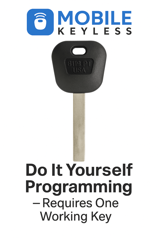 Chevrolet/GMC chip key B119pt - Mobilekeyless