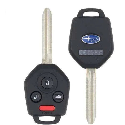 2019 - 2020 Subaru / 4 - Button Remote Head Key / PN: 57497 - XC01B / CWTB1G077 (H Chip) w/ Gray Interior Board Shell (OEM) - Mobilekeyless