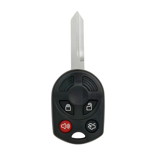 Ford 4-button remote head key 80-bit OUCD6000022 / 5914457, front view