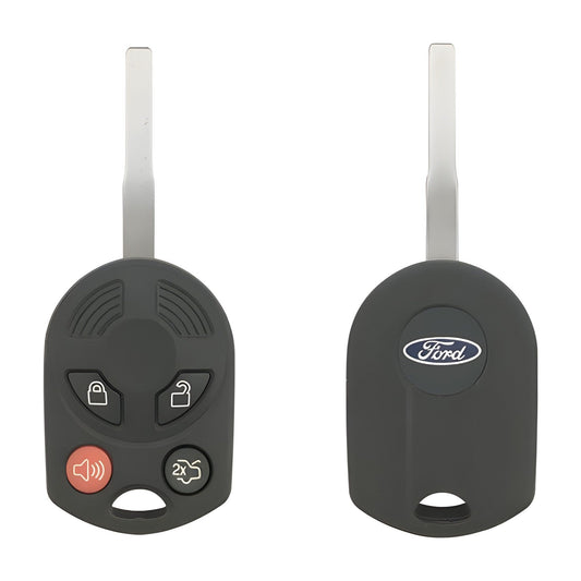 Ford high security 4-button remote head key 5921709, front and back